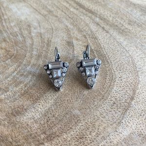 Chloe + Isabel Diamond Triangle Teardrop Earrings